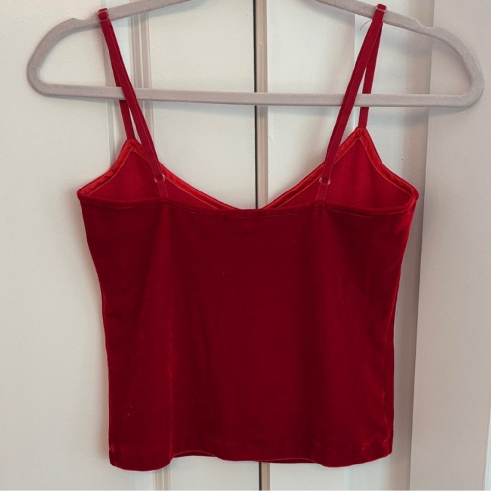 Chic Red Camisole Top - Picture 4 of 6